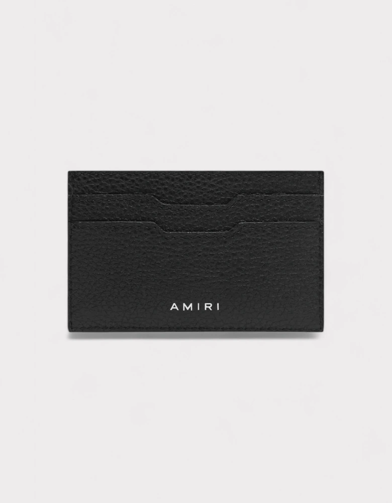 Iconic Embossed Leather Card Holder 'Black'