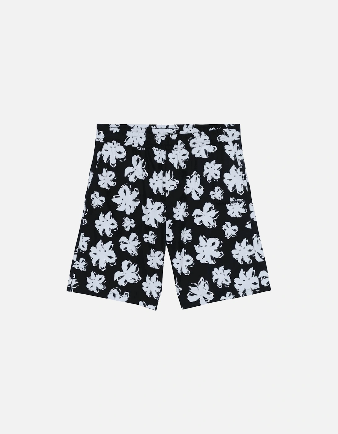 Nylon Floral All Over Black Shorts, 4 of 3