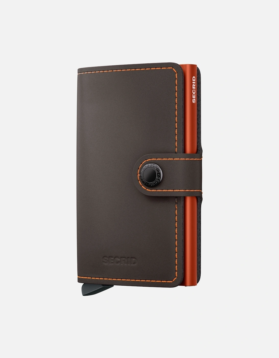 Mini Wallet Matte Truffle/Orange