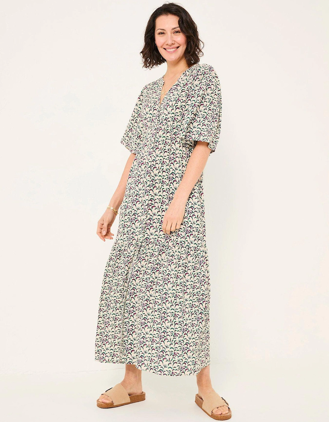Paige Vine Floral Midi Dress - Multi, 2 of 1