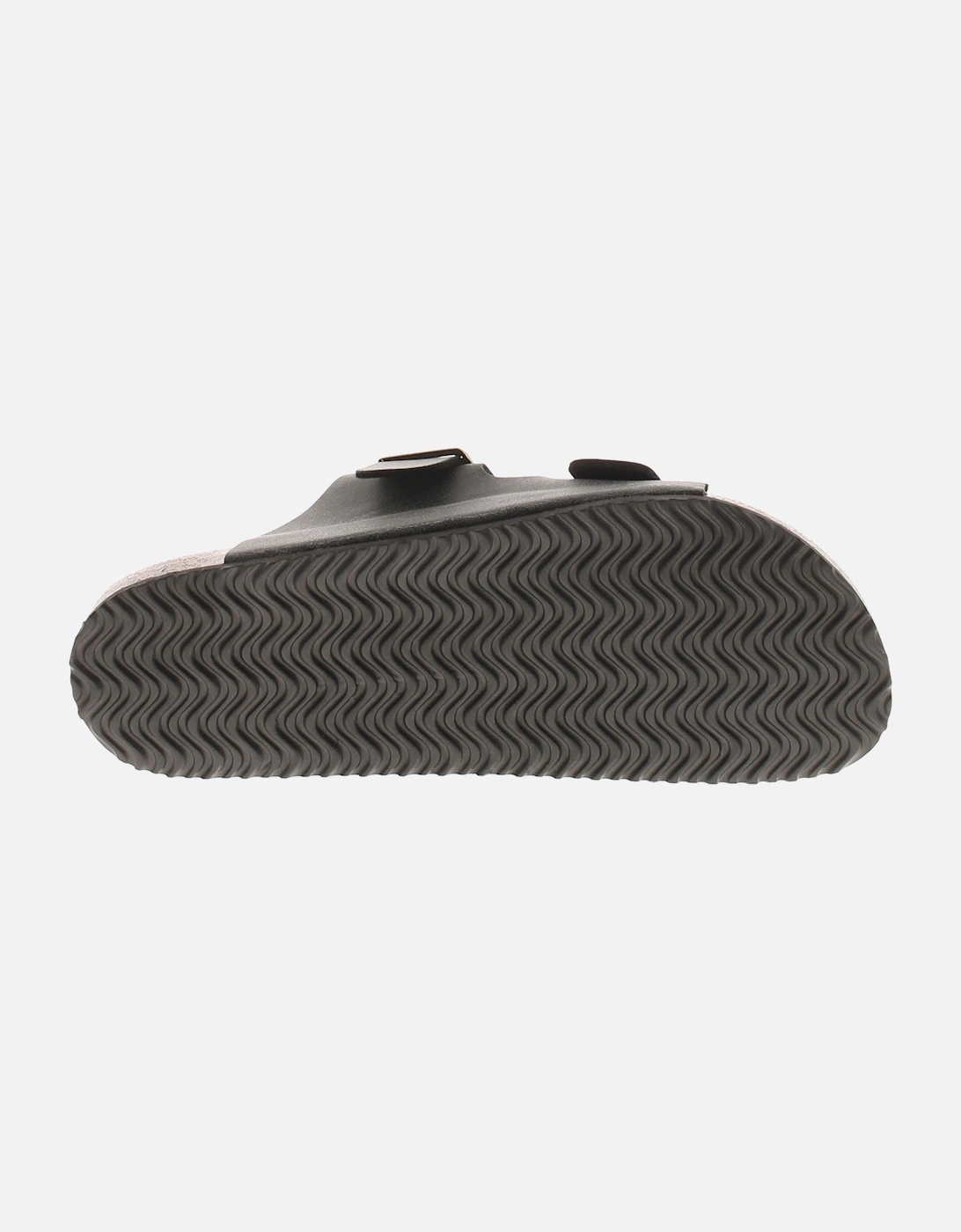 Mens Mule Sandals Bill Buckle Fastening black UK Size