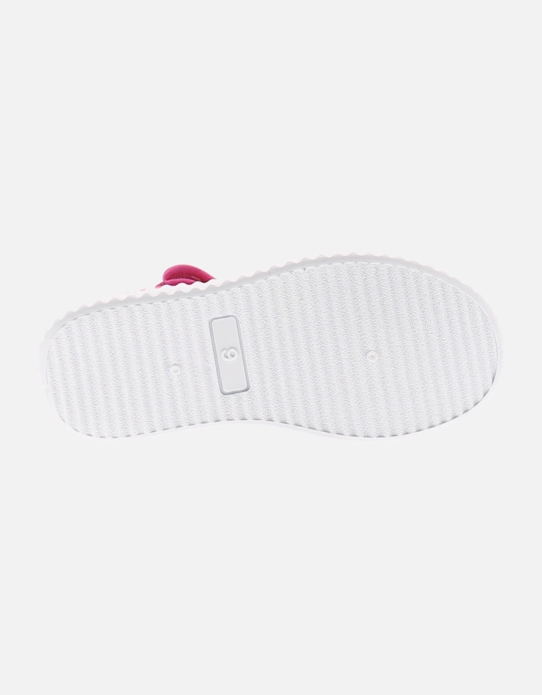 Infant Girls Canvas Pumps Sandals Hearts pink UK Size