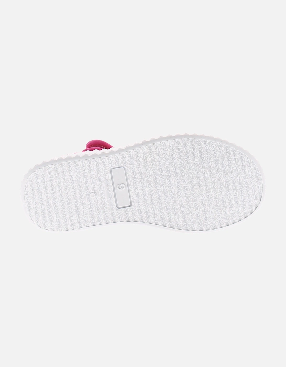 Infant Girls Canvas Pumps Sandals Hearts pink UK Size