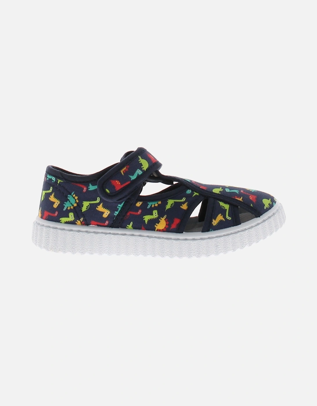 Infants Childrens Canvas Pumps Sandals Chat Rex navy UK Size