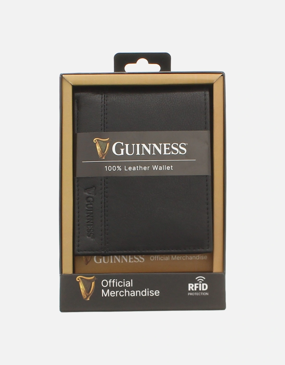 Wallet RFID Protected Stud Pocket and Zip Pocket Stout Leather black, 4 of 3