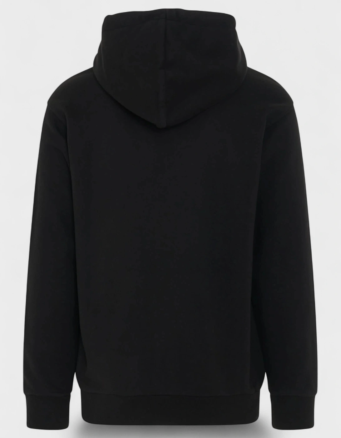Rhinestone Sprayed Hoodie Black