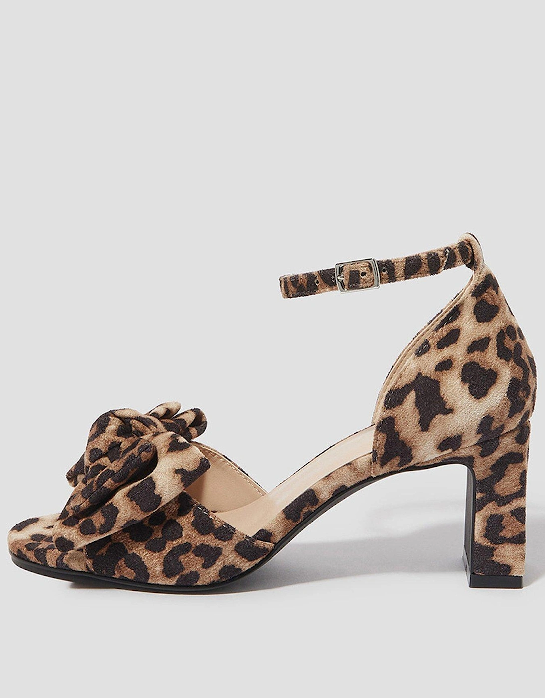 Abril Animal Bow Sandal - Brown, 2 of 1