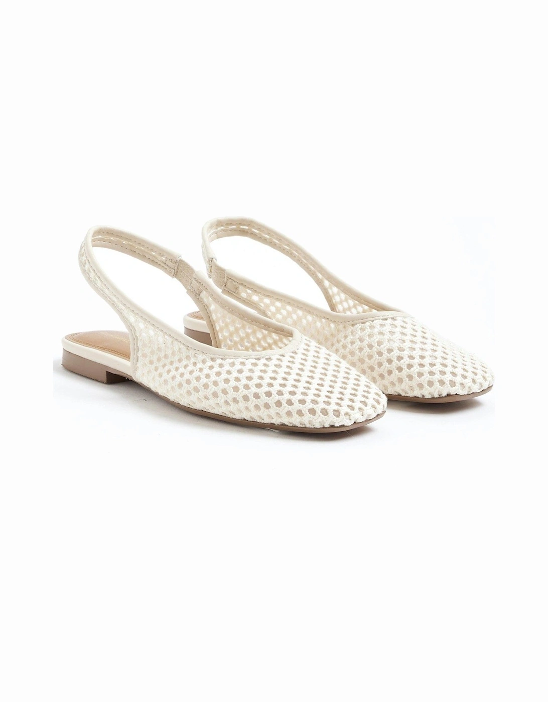Crochet Slingback Ballet Pumps, 2 of 1