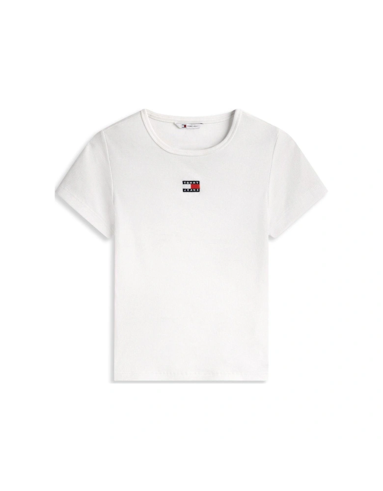 Badge Logo T-Shirt - White