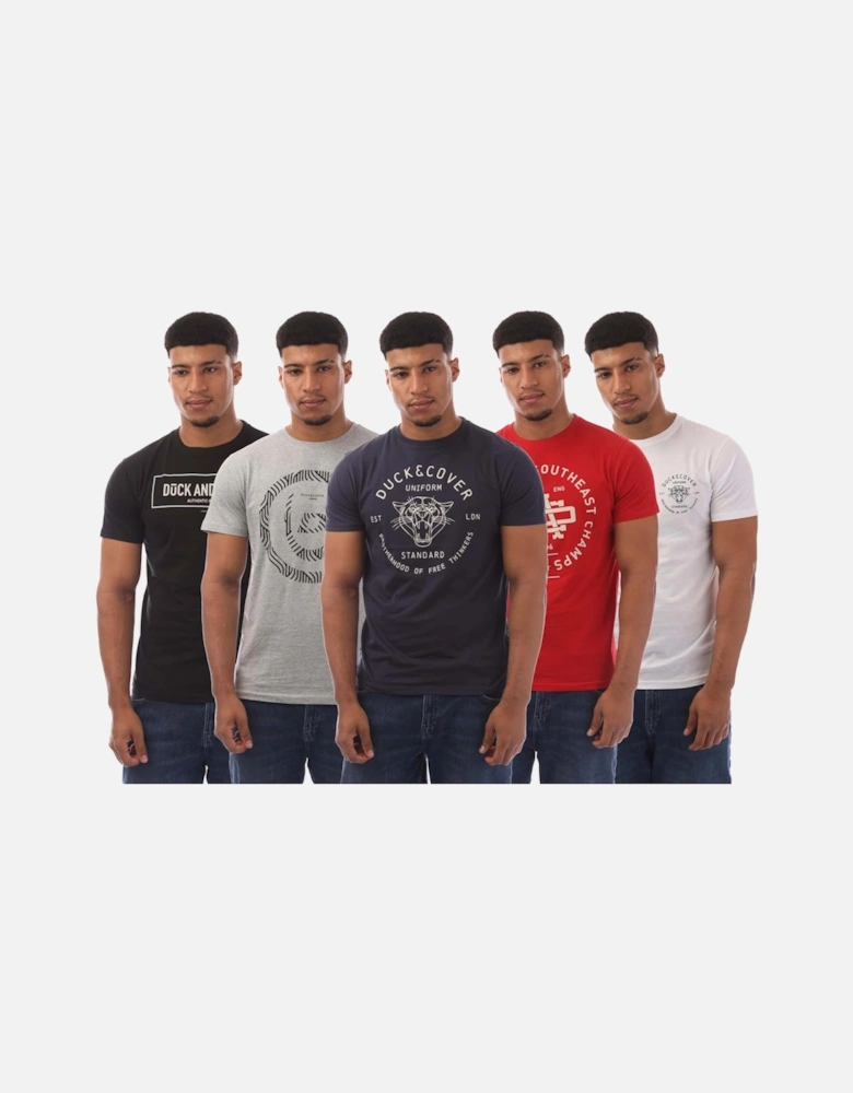 5 Pack of Belvadier T-Shirts
