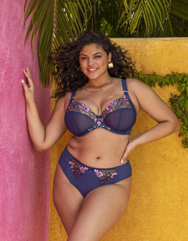 Himari Uw Plunge Bra - Navy