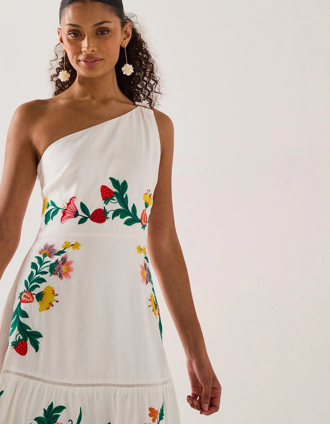 Ollie One Embroidered Shoulder Maxi, 2 of 1