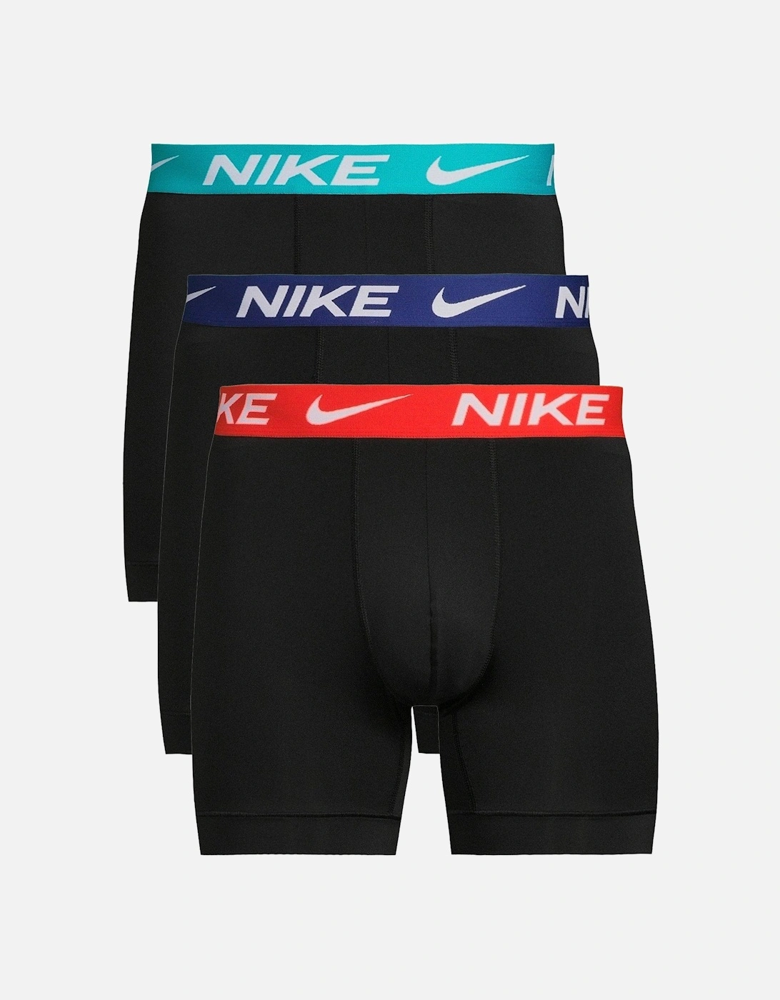 Mens 3 Pack Boxer Briefs - Black, 2 of 1
