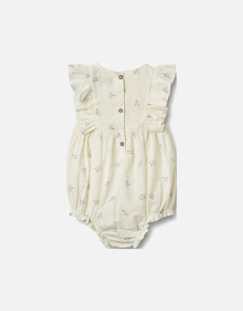 Baby Girls Emmaline Romper - Cream