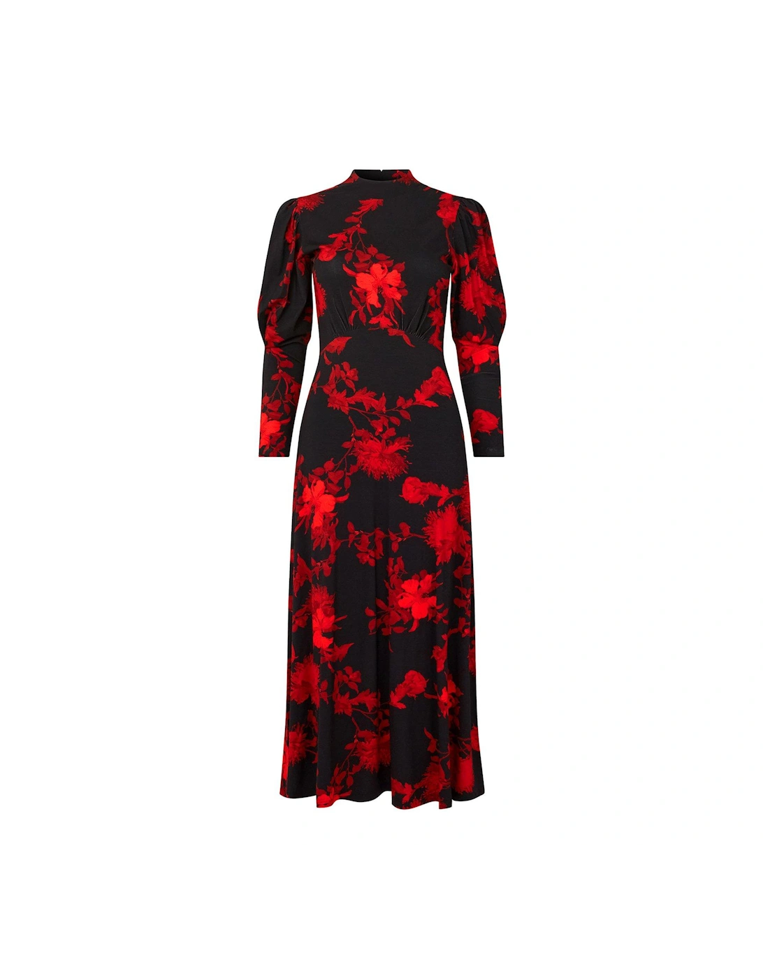 Daringly Different Jersey Dress - Black