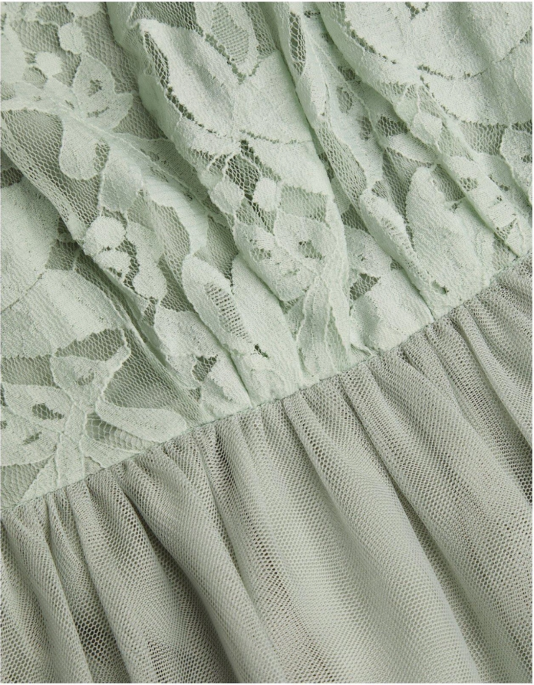Girls Hayley Lace Prom Dress - Sage