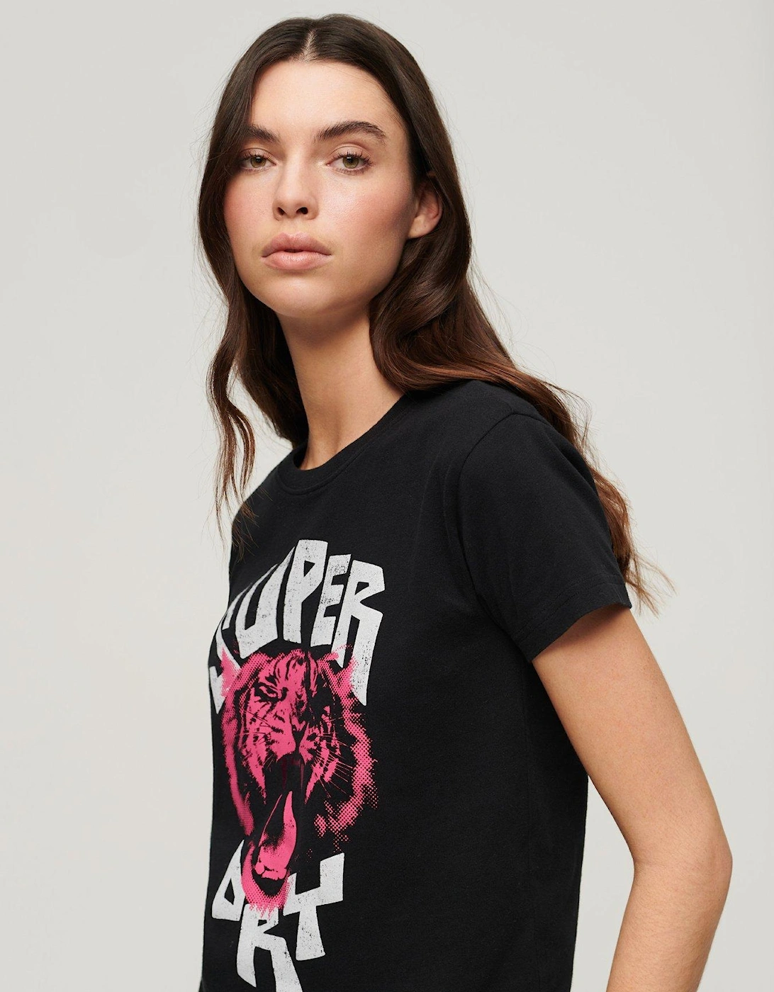 Lo-fi Rock Graphic T-shirt - Black