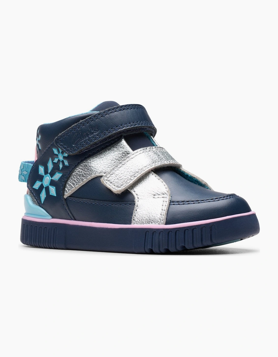 Clarks Girl's Oslo Play T Girls First Boots - Navy - Size: 5.5/F (Standard)
