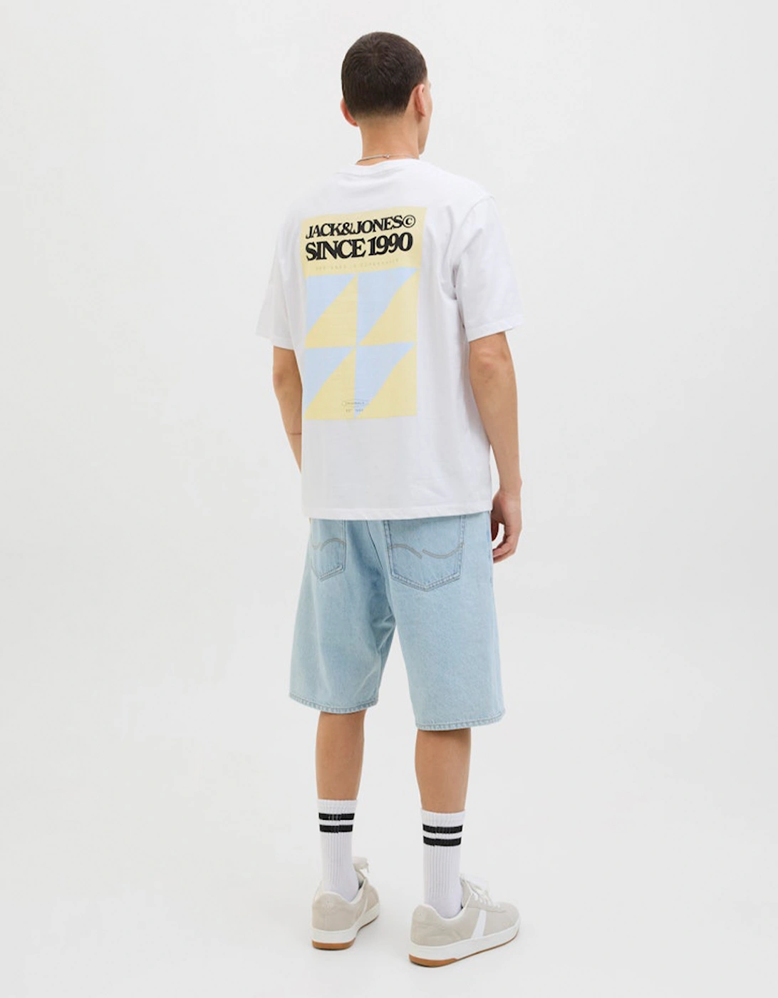 Originals Tavira Poster Short Sleeve Crew Neck Tee Bright White