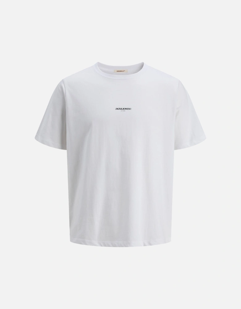 Originals Tavira Poster Short Sleeve Crew Neck Tee Bright White