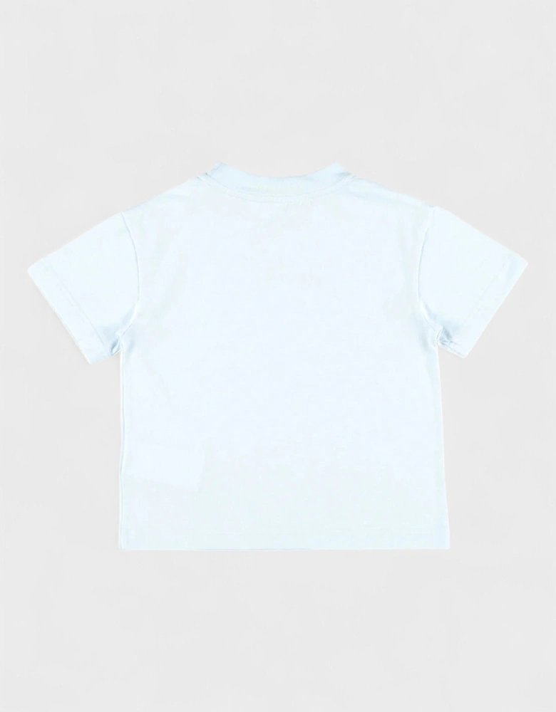 Kids Patchwork T-shirt Blue