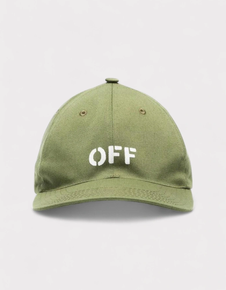 Stamp Logo Military Green Cap