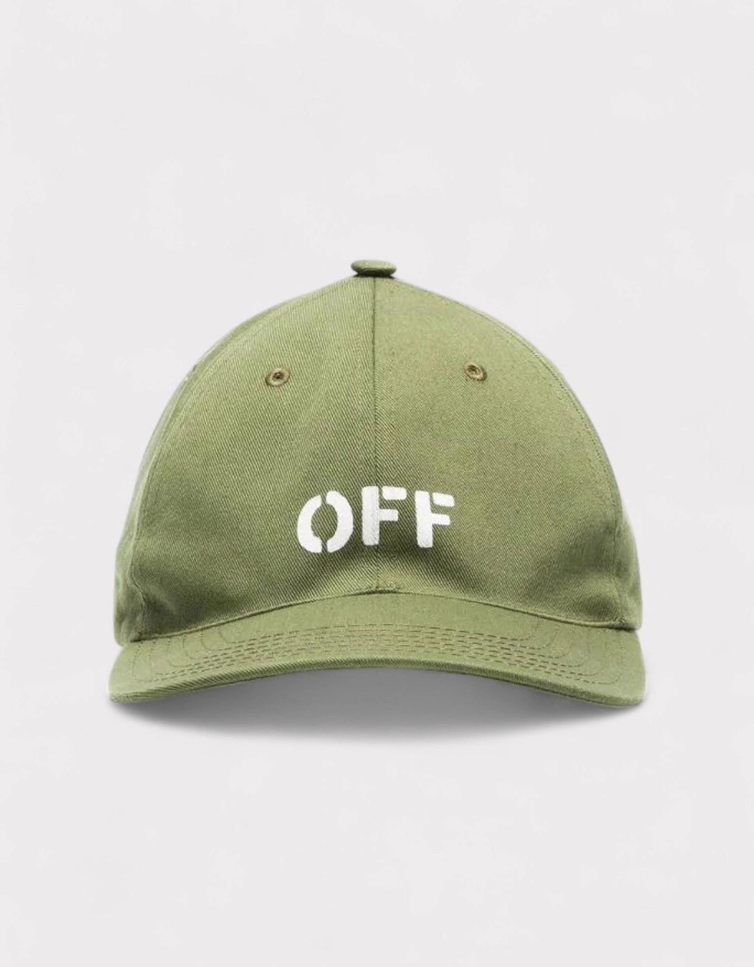Stamp Logo Military Green Cap