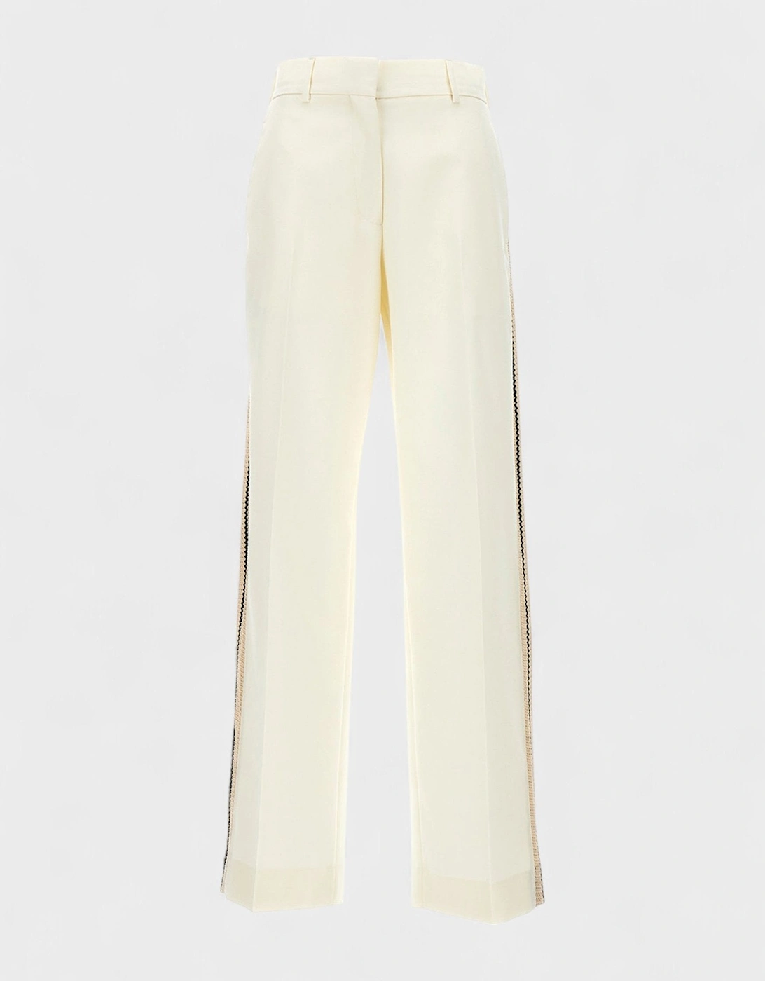 Knit Tape Suit Pants Butter White, 5 of 4