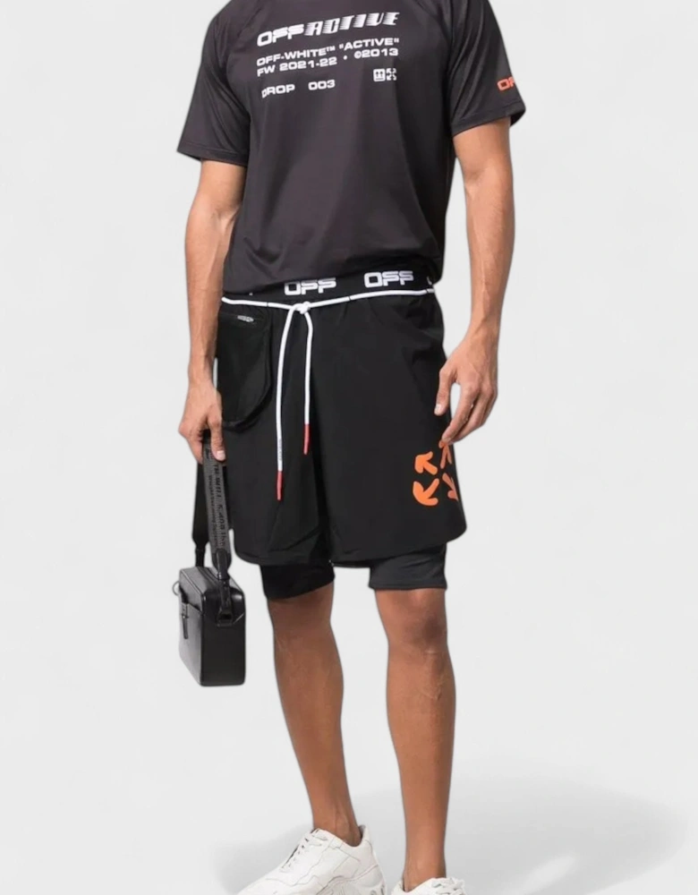 Active Mesh T-shirt Black