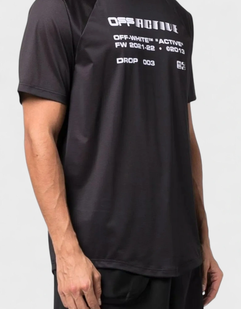 Active Mesh T-shirt Black