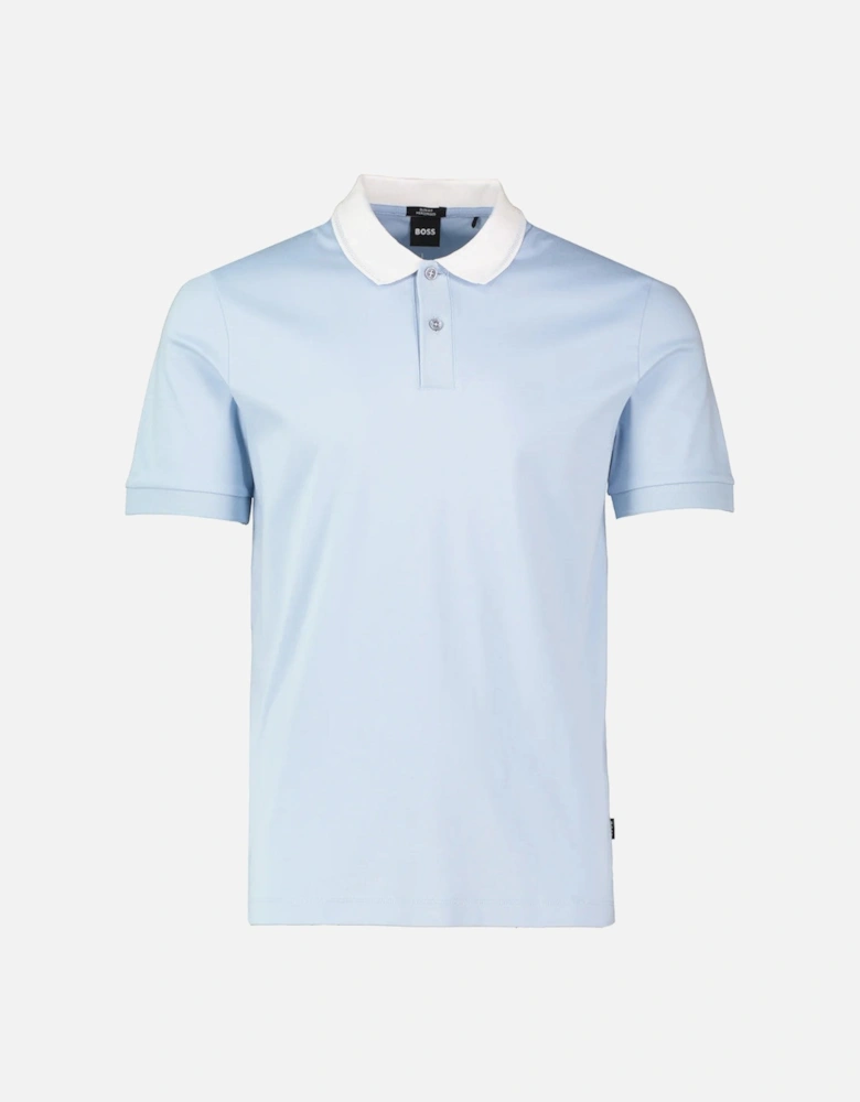 BOSS Black H-Phillipson 199 Polo shirt 450 Light Pastel Blue