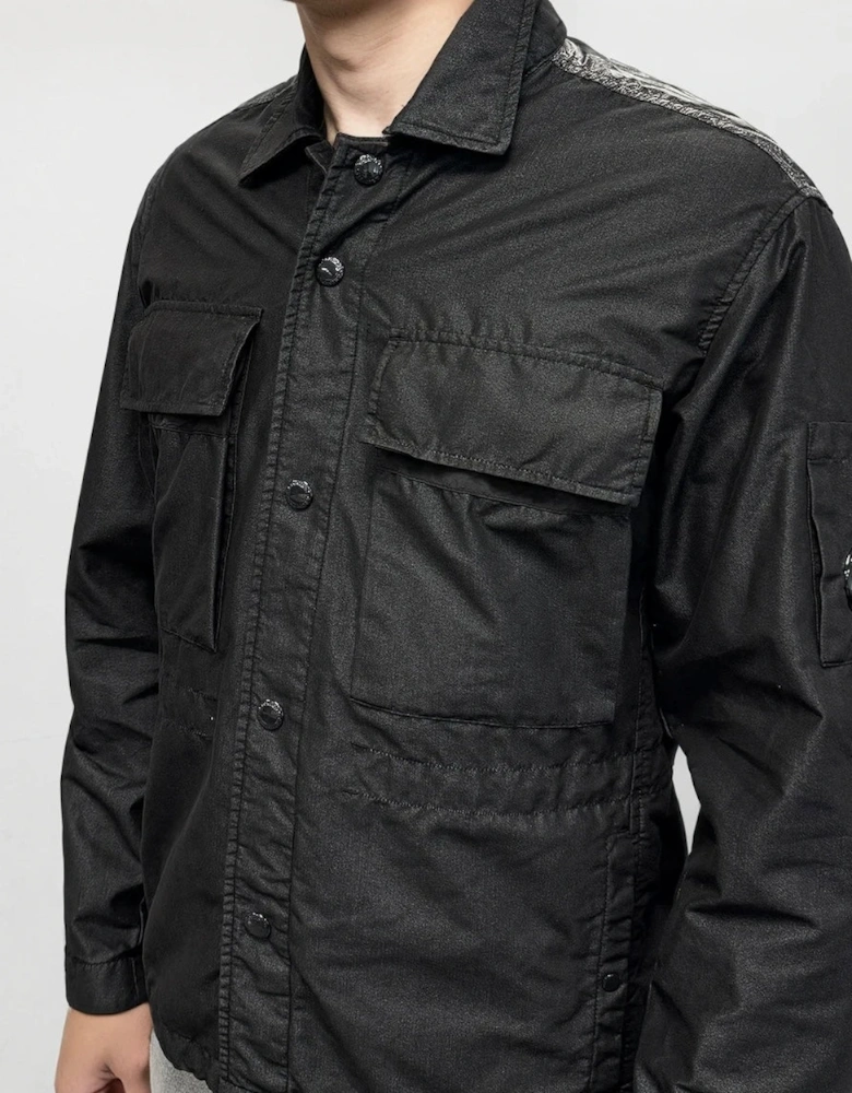 50 Fili Tr-P Buttoned Kan D Panel Coach Jacket Black