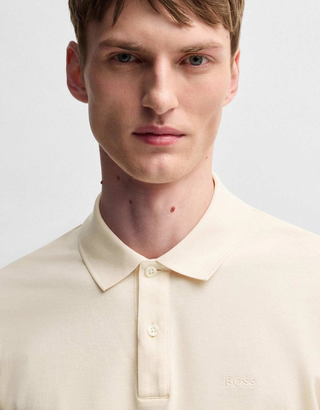 BOSS Black Pallas Polo Shirt 849 Open Orange