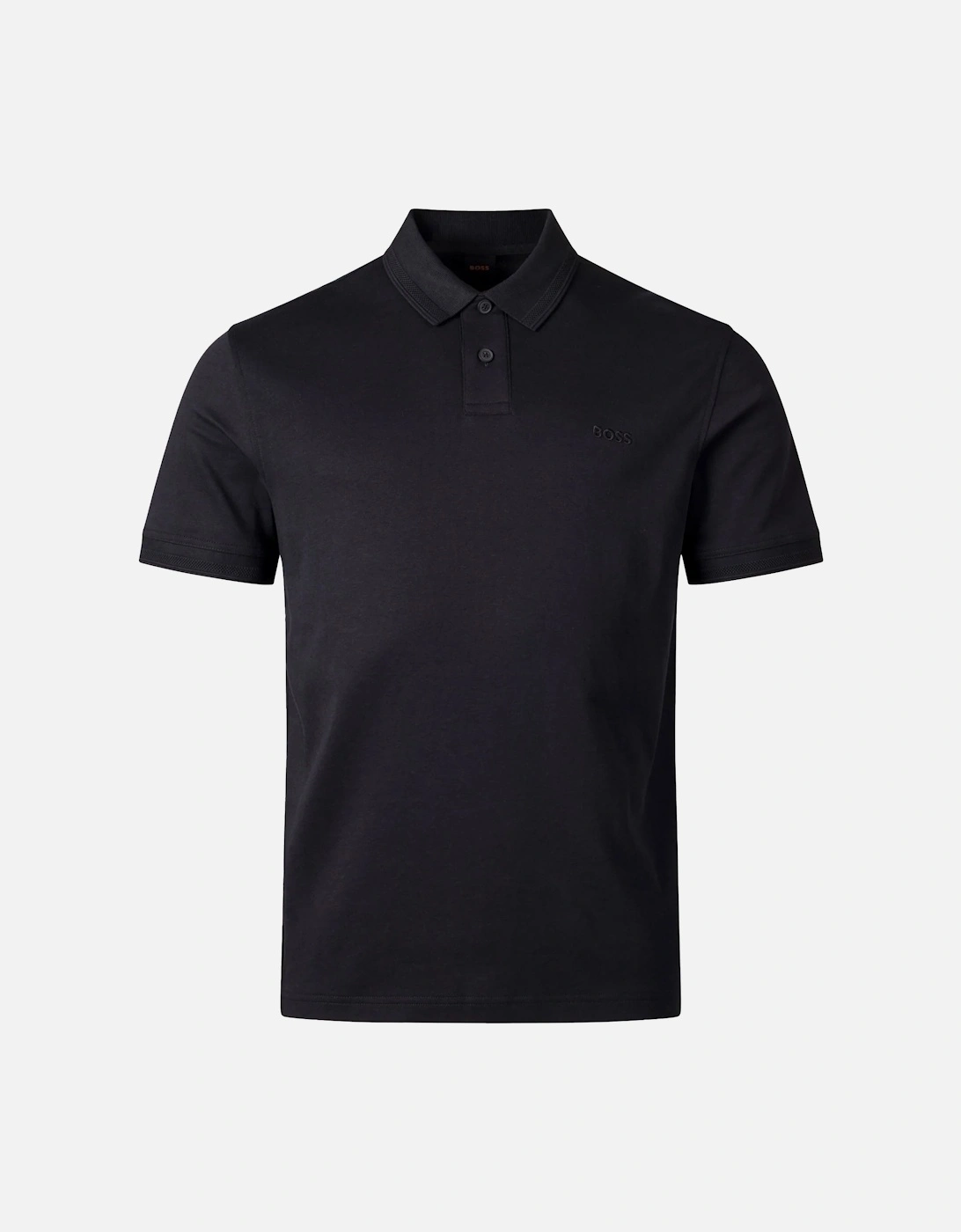 BOSS Pe Interlock Polo Shirt Black, 4 of 3