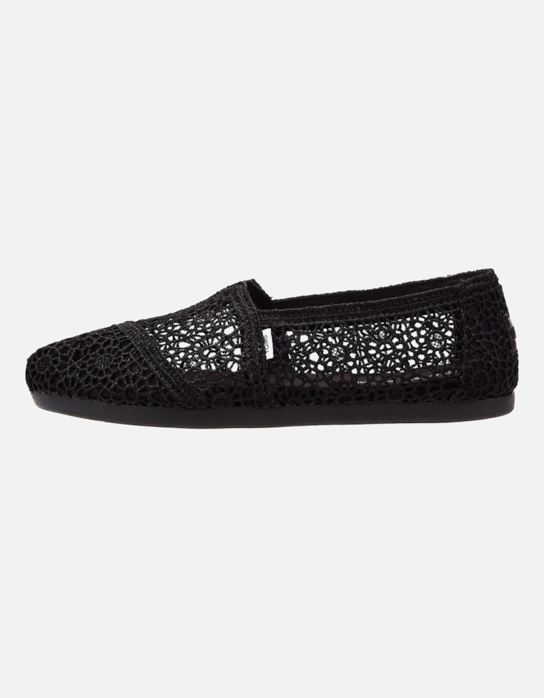 Apargata Crochet Espadrilles Women's Black Sandal
