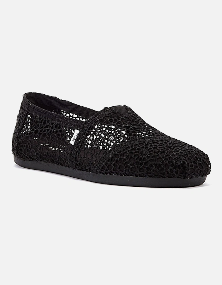 Apargata Crochet Espadrilles Women's Black Sandal