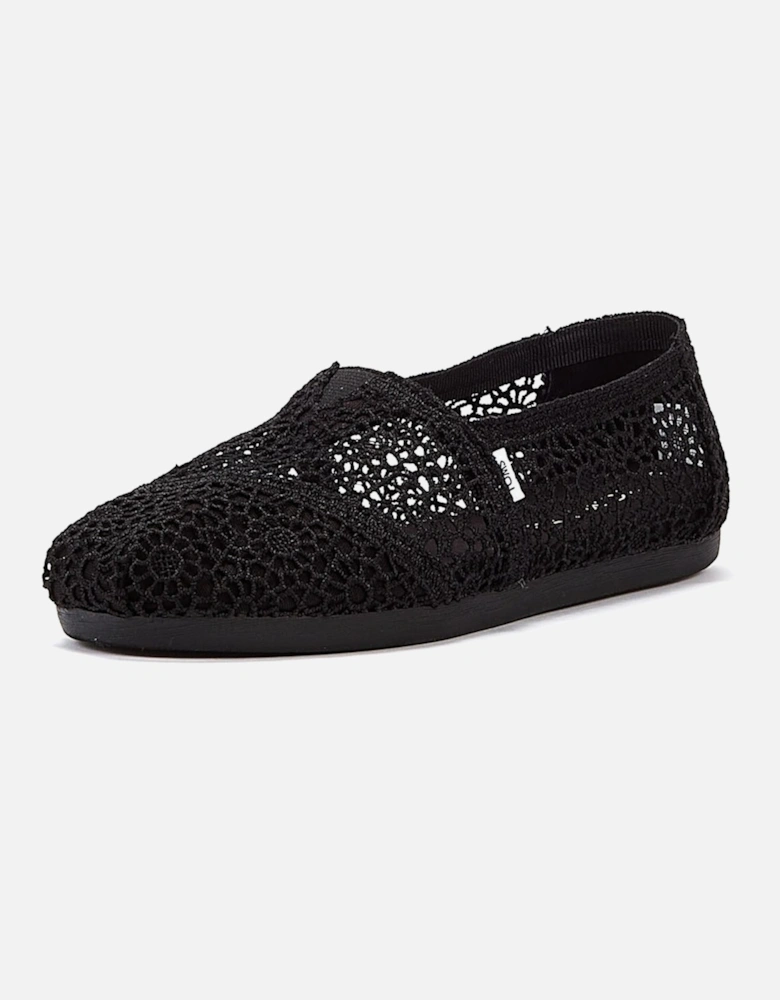 Apargata Crochet Espadrilles Women's Black Sandal