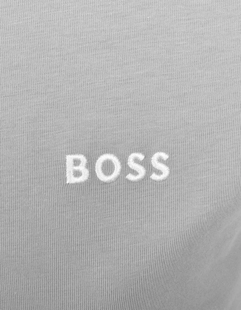 BOSS Full Zip Hooded Track Top Jacket Dark Grey