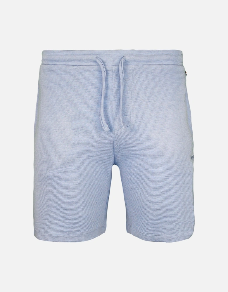 Rib Pyjama Shorts, Light/pastel Blue