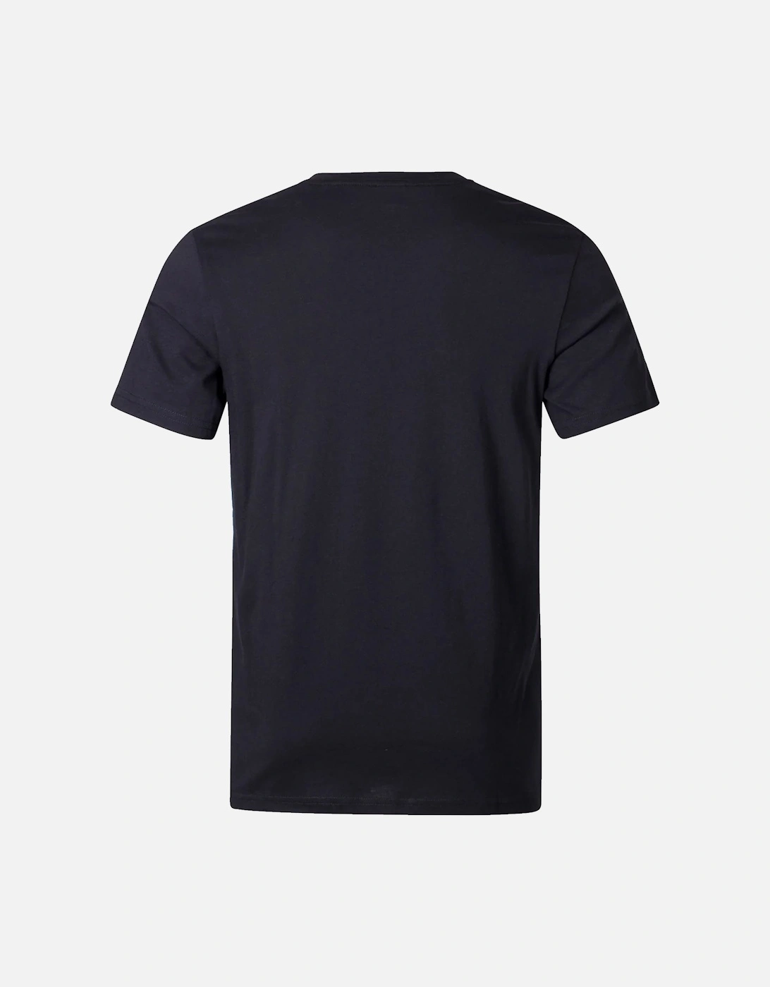 BOSS Contrast Logo RN T-Shirt Black