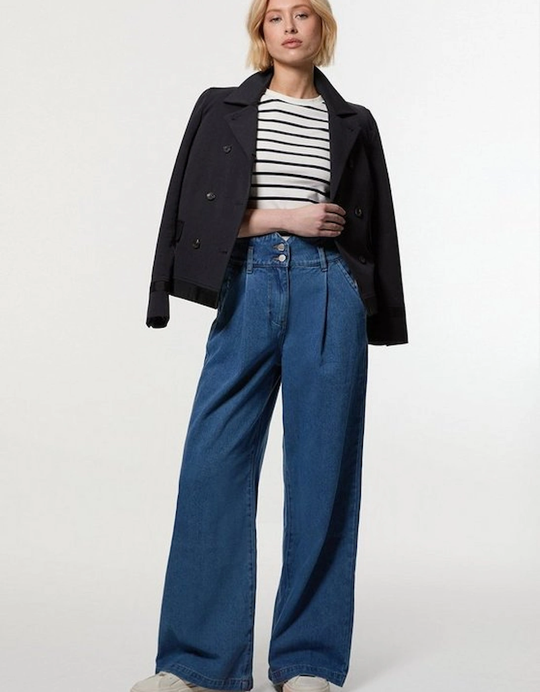 Denim All Over Floral Sequin Skirt, 4 of 3