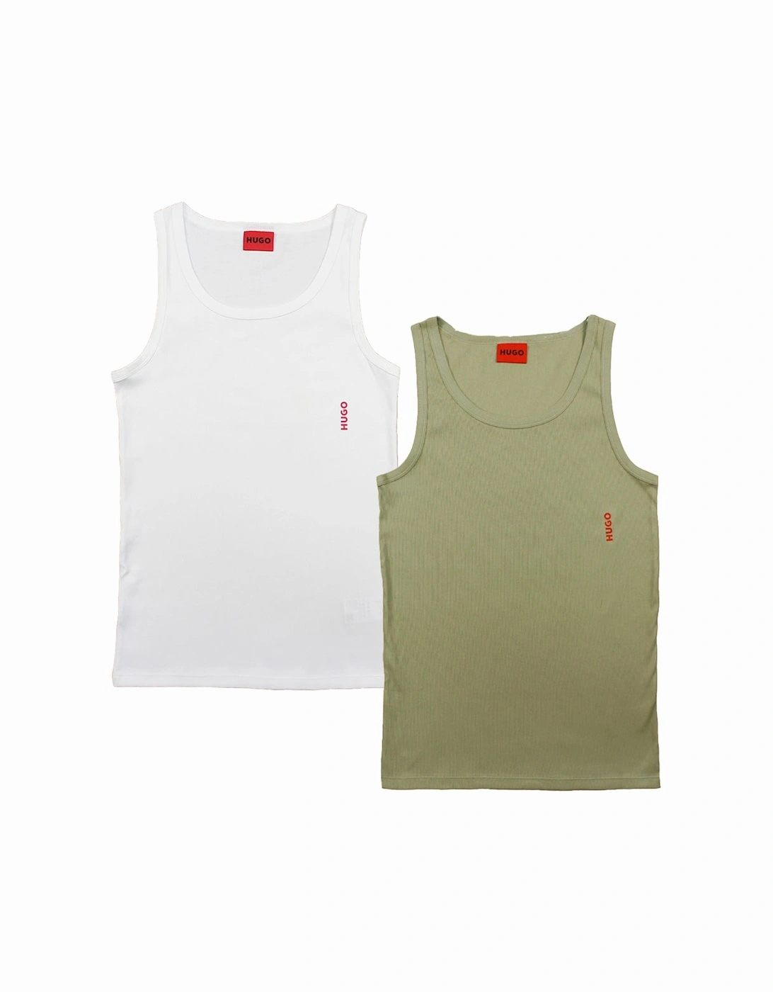 2-Pack Tank Tops Khaki/White, 4 of 3