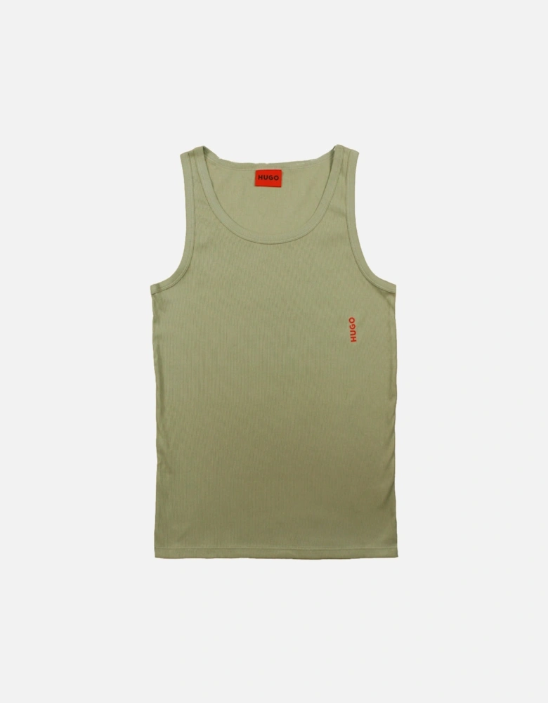 2-Pack Tank Tops Khaki/White