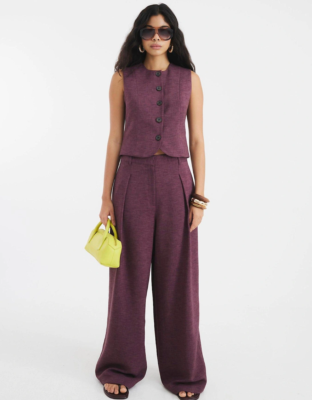 Easy Wide Trouser - Purple, 2 of 1