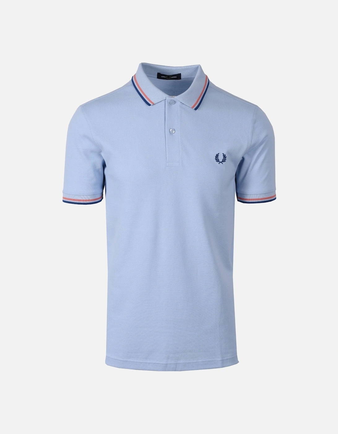 Twin Tipped Polo Shirt Light Smoke/Coral Heat/Shaded Cobalt, 4 of 3