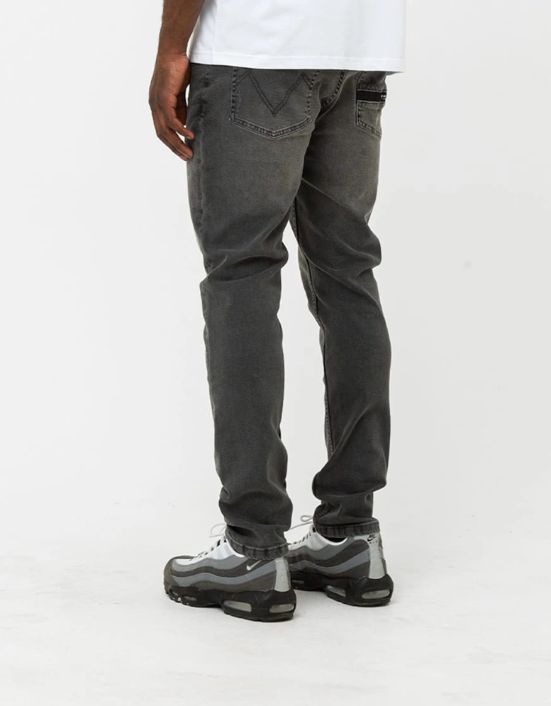 Artist Fit Slim Tappered Denim Jean - Black Wash