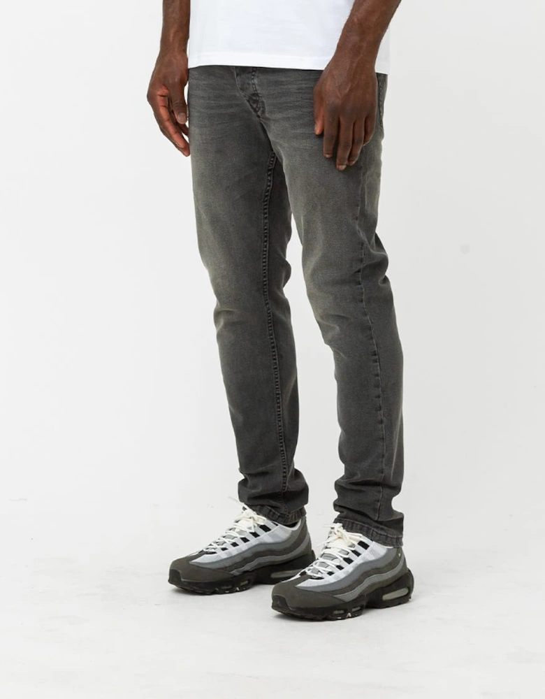 Artist Fit Slim Tappered Denim Jean - Black Wash