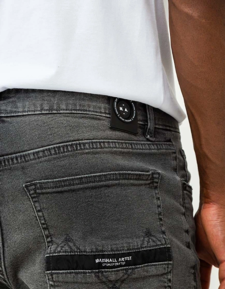 Artist Fit Slim Tappered Denim Jean - Black Wash