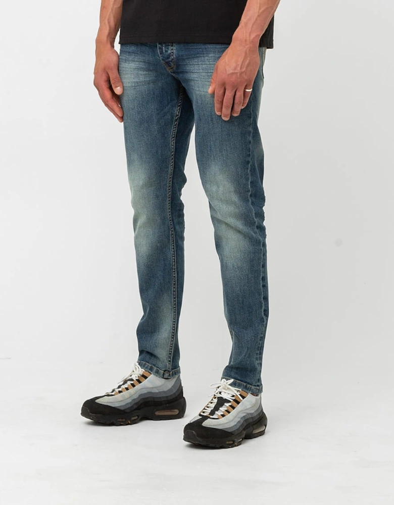 Artist Fit Slim Tappered Denim Jean - Vinted Wash