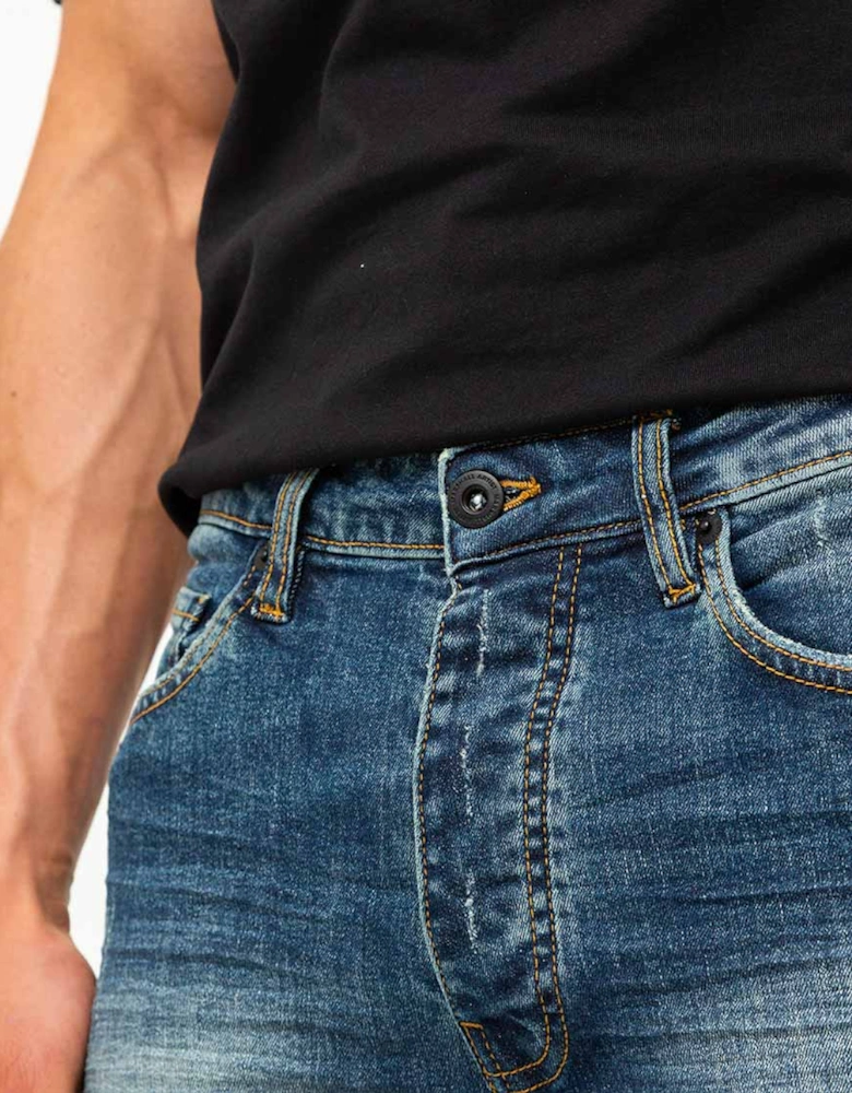 Artist Fit Slim Tappered Denim Jean - Vinted Wash